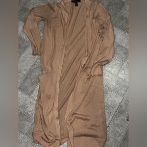 Forever 21 Light pink Open Cardigan